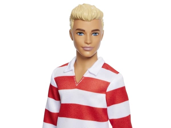 Barbie Fashionista Ken Doll Red & White Stripes