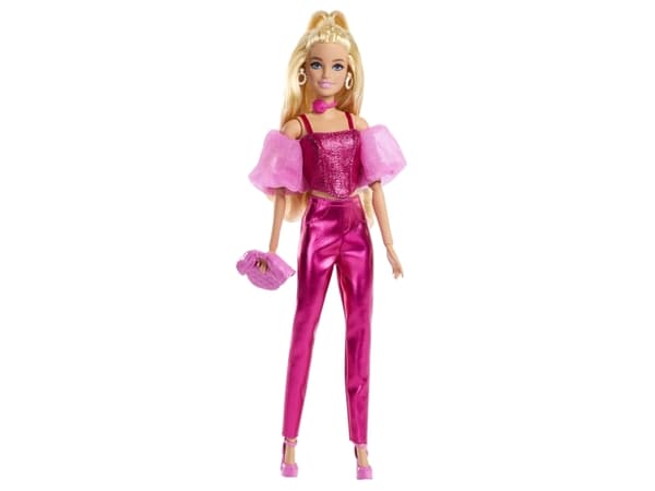 Barbie Deluxe Style Rosa Korsett Blond Docka