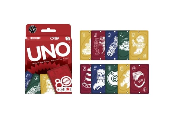 UNO Mattel 80th Ruby Red