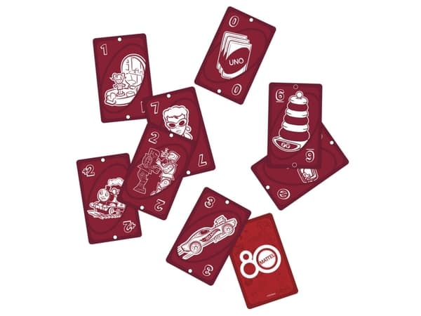 UNO Mattel 80th Ruby Red