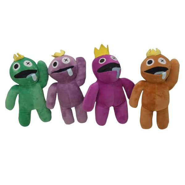 Roblox Rainbow Friends Gulligt Mjukisdjur / Plyschdocka - Dammigt Lila