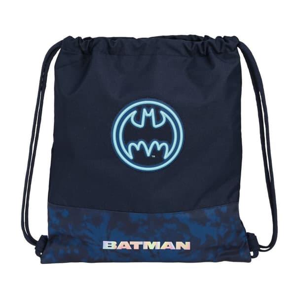 Skopåse med remmar Batman Legendary Marinblå 35 x 40 x 1 cm