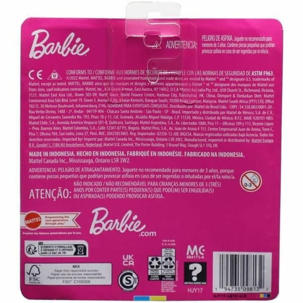 Babydocka med tillbehör Barbie HJY17