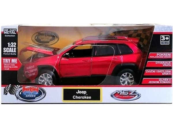 MSZ Die-cast model Jeep Cherokee, scale 1:32