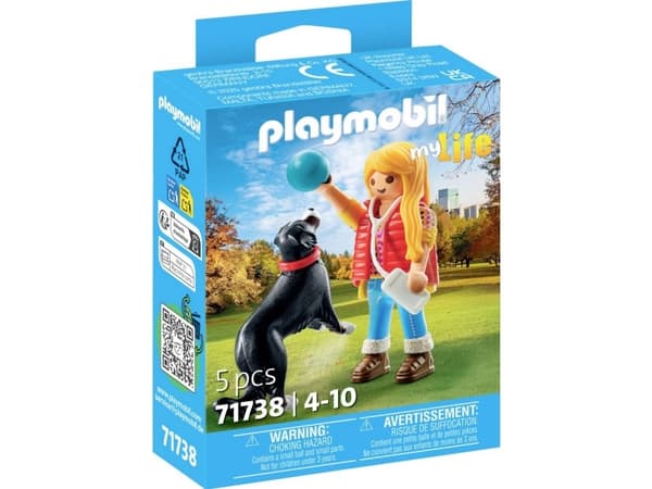 PLAYMOBIL My Life Woman with Mountain Dog 71738 (71738)