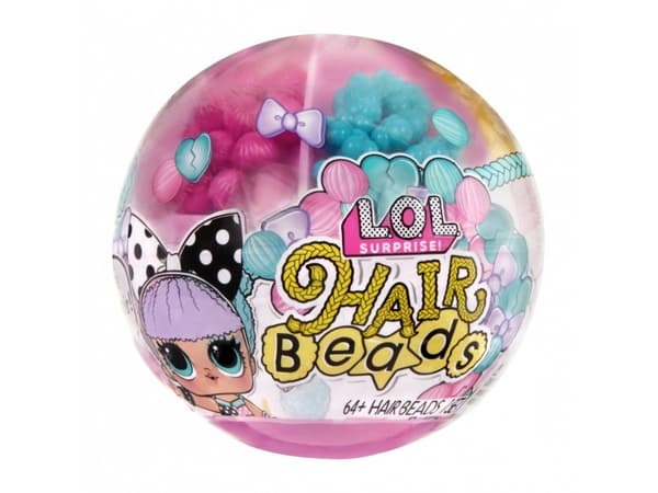 MGA Lėlė l.o.l. surprise hair beads tots display 33 sztuki