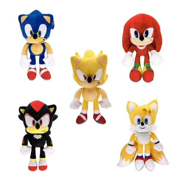 Pehmohahmo Super Sonic 30cm sarjakuvatyylinen pehmeä nukke - rystyset echidna