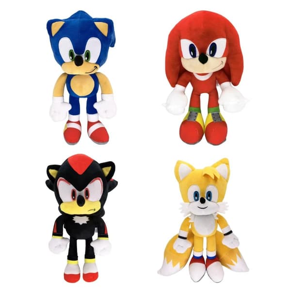 Pehmohahmo Super Sonic 30cm sarjakuvatyylinen pehmeä nukke - rystyset echidna