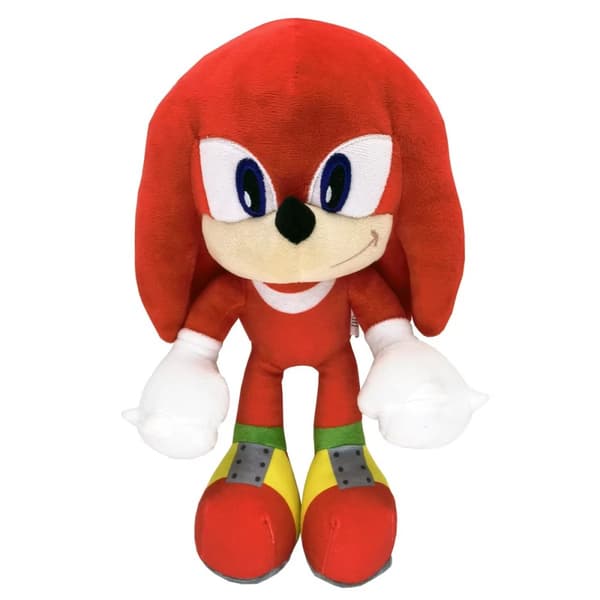 Plyschfigur Super Sonic 30 cm Mjukisdocka i Tecknad Stil - Knuckles the Echidna