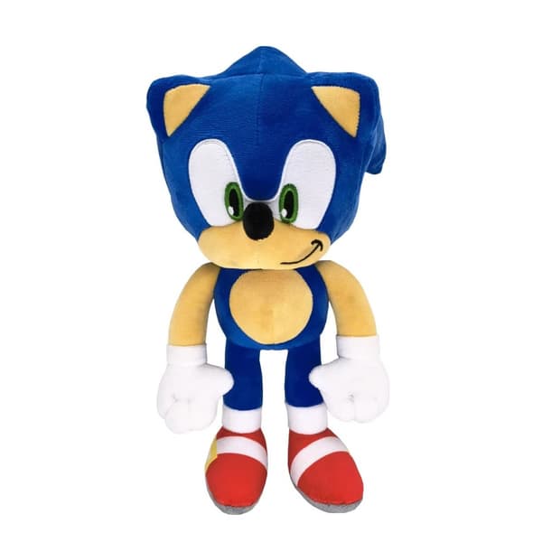 Plyschfigur Super Sonic 30 cm Mjukisdocka i Tecknad Stil - Sonic the Hedgehog