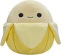 Miniatyrbild 1 av 5: Banan Squishmallow. Inte äkta. Mycket rent. Ny. Gul. Matplysch