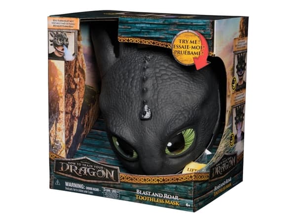Dragons Movie Bland and Roar Toothless Mask