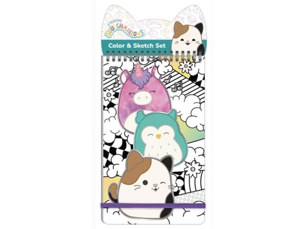 Squishmallows Color And Sketch Book