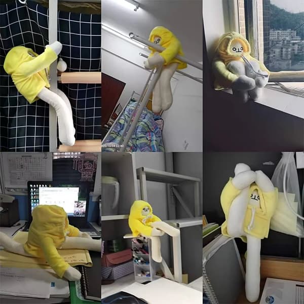 Mjukt Gosedjur Banana Man med Magnet - 60 cm