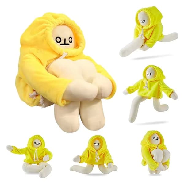 Mjukt Gosedjur Banana Man med Magnet - 60 cm