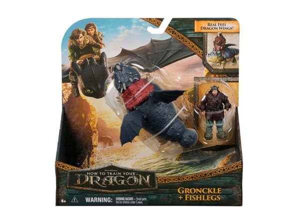 Dragons Movie Viking & Dragon - Gronckle&Fishlegs