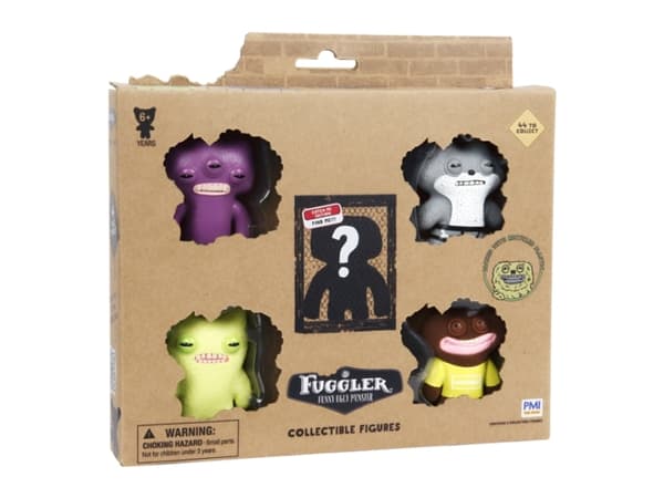 FUGGLER COLLECTIBLE FIGURES DELUXE 5 PK ASS - assorted
