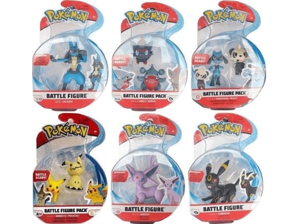 Jazwares Pokemon Battle Figurine Battle Figures Mix