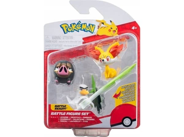 Figurka Pokemon 3 figurek: Pikachu, Bulbasaur, Charizard