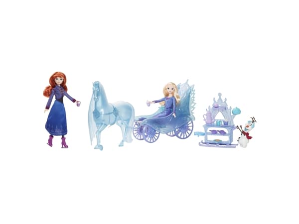 Disney Frozen Disney Frost Elsa och Nokks äventyrsvagn, Modedocka, Flicka, 3 År, Flicka, Multifärg