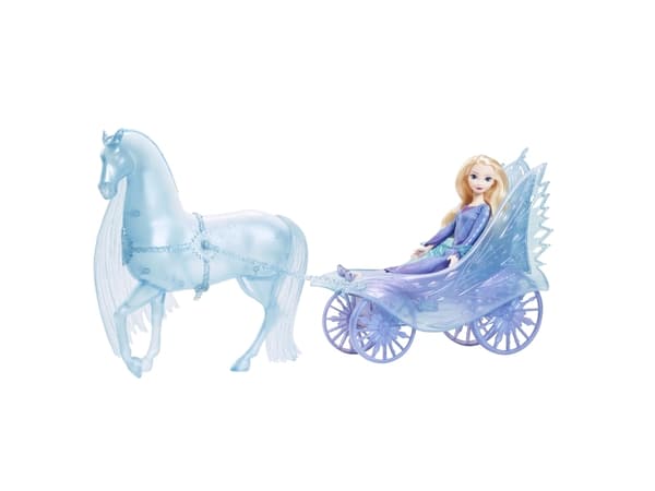Disney Frozen Disney Frost Elsa och Nokks äventyrsvagn, Modedocka, Flicka, 3 År, Flicka, Multifärg