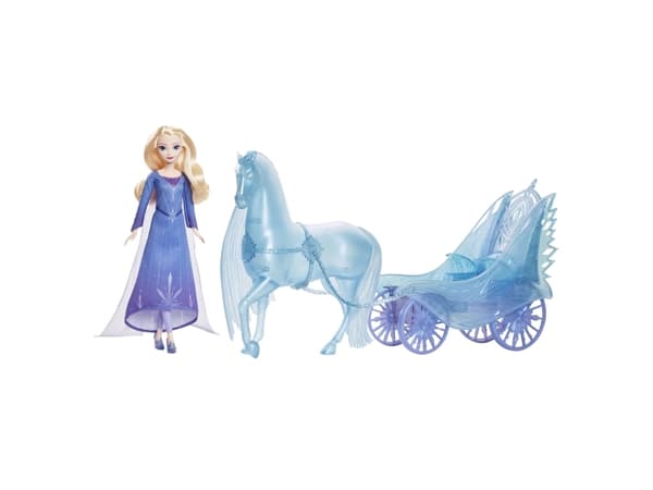 Disney Frozen Disney Frost Elsa och Nokks äventyrsvagn, Modedocka, Flicka, 3 År, Flicka, Multifärg