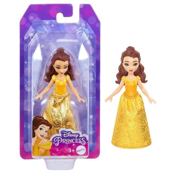 Disney Princesses - MTHLW78 - Rörlig docka 9 cm - Karaktär Belle