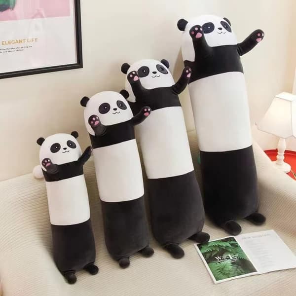 Stort Tøjdyr Super Bløde & Plys Puder - Panda 90 cm