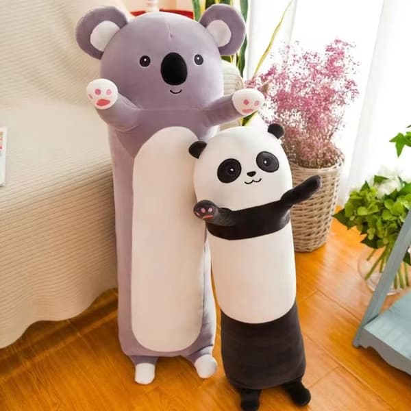 Store Tøjdyr Super Bløde & Plys Puder - Panda 130 cm