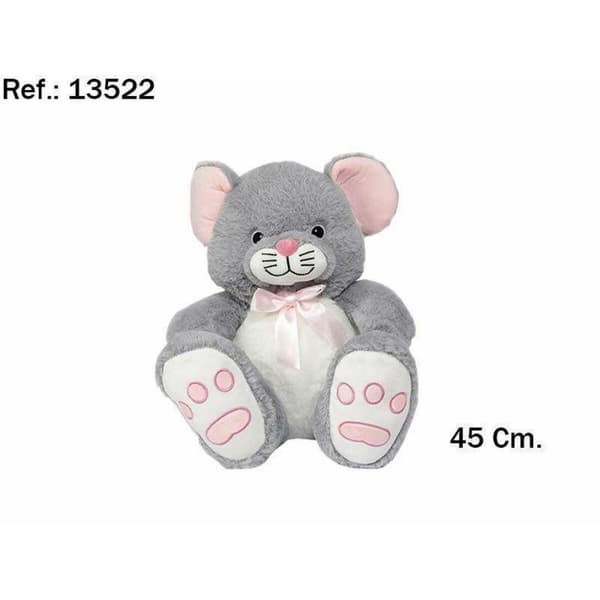 Mjukisleksak Artesanía Beatriz Grå 45 cm Råtta