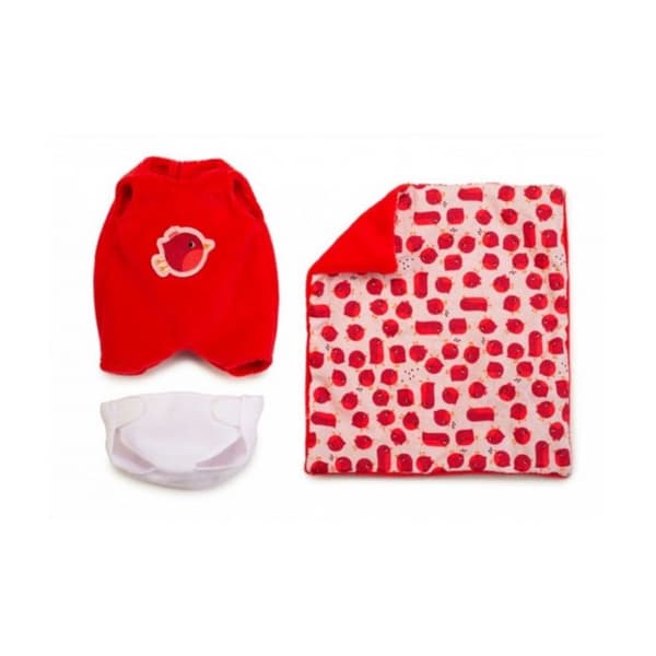 Tygdocka - LILLIPUTIENS - Baby Agathe - Ålder 12 månader - Tjej - Färg Beige