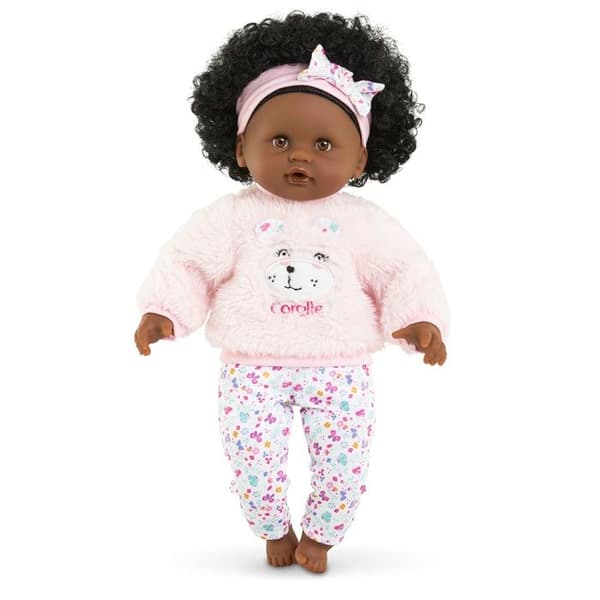Poupon - Corolle - Bébé Calin Caroline - 30 cm - Mjuk kropp - Inkluderade tillbehör