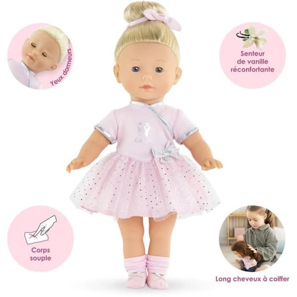 Docka - COROLLE - Constance Ballerina - 36 cm - anpassningsbar - från 3 år