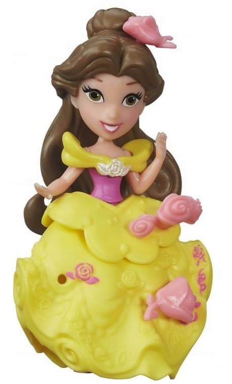 DISNEY BELLA BELLE KELTAINEN PRINSESSANUKKE 8 CM