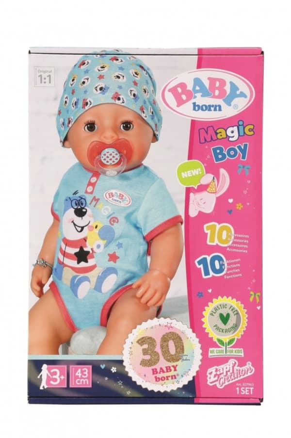 Baby Born 827963 Magic Boy Docka 43 cm Pojke Pojke ZAPF