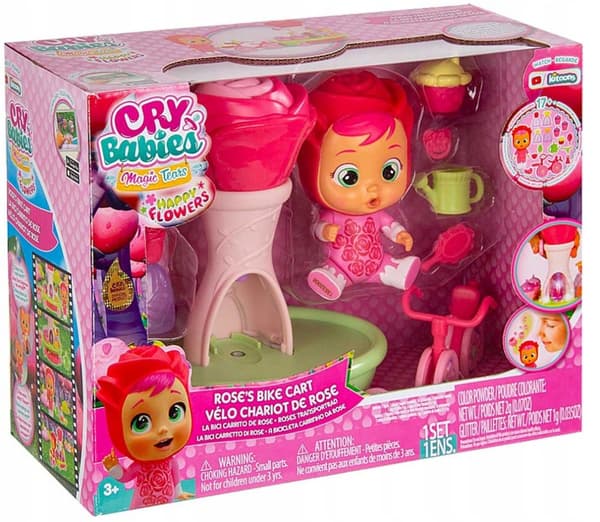 Cry Babies dukke IMC Toys Magic Tears 20 cm blomstersæt
