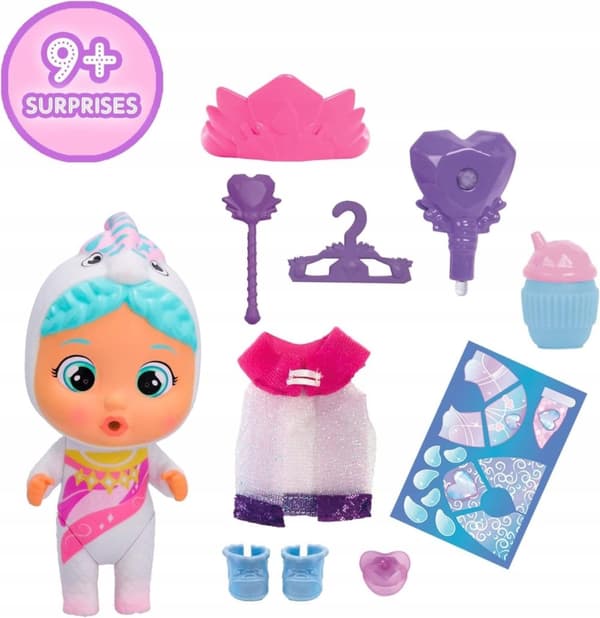 Cry Babies Dukke IMC Legetøj Cry Babies 13 cm Isborg Sæt