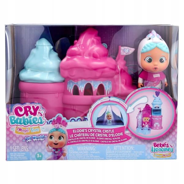 Cry Babies Dukke IMC Legetøj Cry Babies 13 cm Isborg Sæt