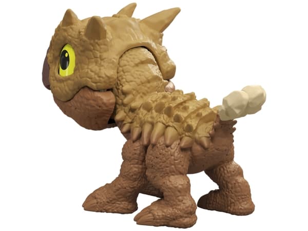 Jurassic World MIGHTY LITTLE BITERS Ankylosaurus, 4 År, Beige, Brun