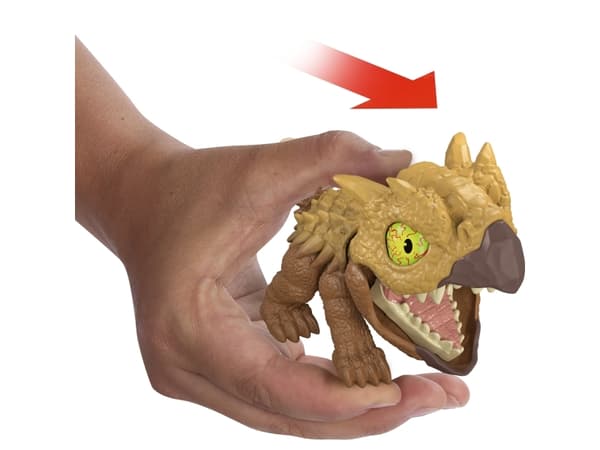Jurassic World MIGHTY LITTLE BITERS Ankylosaurus, 4 År, Beige, Brun