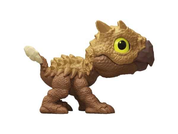 Jurassic World MIGHTY LITTLE BITERS Ankylosaurus, 4 År, Beige, Brun