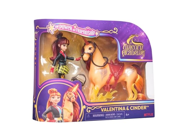 Unicorn Academy Doll & Unicorn V2-Valentina&Cinder