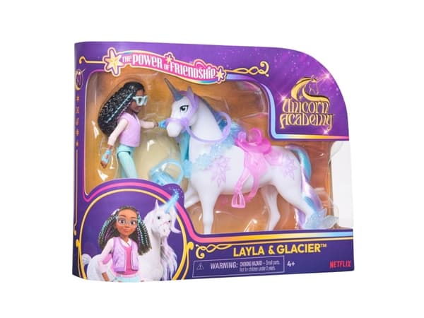 Unicorn Academy Doll & Unicorn V2 -Layla & Glacier
