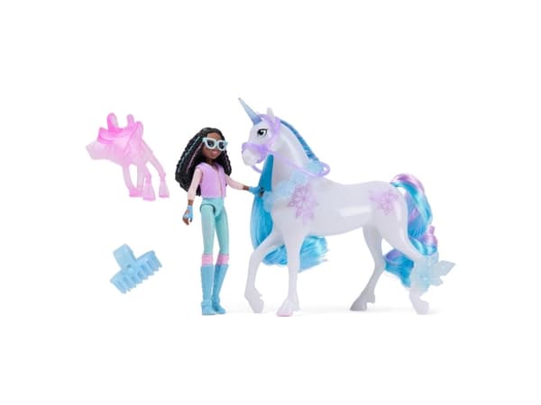 Unicorn Academy Doll & Unicorn V2 -Layla & Glacier