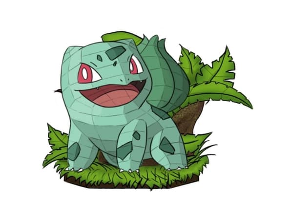 4D Puzzles Pokemon 30 cm - Bulbasaur