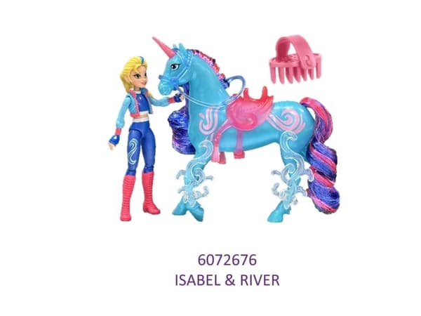 Unicorn Academy Doll & Unicorn V2 - Isabel & River