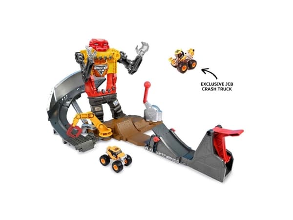 Monster Jam 1:64 Smash & Bash Smashbot Playset