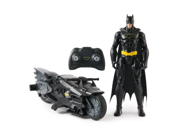 Batman Stealth Batcycle RC w. 30 cm Batman