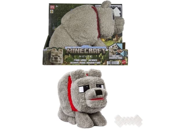 Minecraft Movie Feature Plush Food Mode Dennis