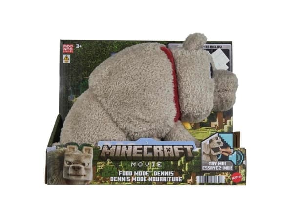 Minecraft Movie Feature Plush Food Mode Dennis